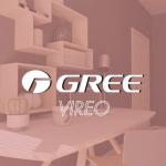 Gree 12,000 BTU 25 SEER VIREOGEN3 Wall Mount Ductless Mini Split Air Conditioner Heat Pump 208/230V - Built-in Wi-Fi