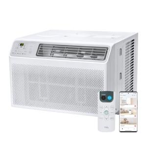 TCL H10W35W 10,000 10000 BTU Smart Window Air Conditioner, Fan & Dehumidifier, 450 Sq. Ft, Remote Control, Compatible with Alexa/Google Assistant, White
