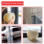 Birllaid Transparent Window Weather Sealing Tape, 3 Inch x 55 Yards, Window AC Insulation Air Conditioner Sealing Tape, No Residue, Clear