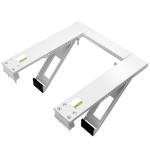 Qualward Air Conditioner Bracket Window AC Support Brackets - Heavy Duty with 2 Arms, Up to 180 lbs for 12000 to 24000 BTU AC Units- Fits Single Or Double Hung Windows