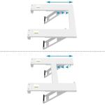 Qualward Air Conditioner Bracket Window AC Support Brackets - Heavy Duty with 2 Arms, Up to 180 lbs for 12000 to 24000 BTU AC Units- Fits Single Or Double Hung Windows