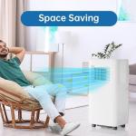 GarveeHome 10,000 BTU Portable Air Conditioners Cool Up to 450 Sq.Ft, 3-in-1 Smart Portable AC Unit with Dehumidifier & Fan, Cools, Floor Air Conditioner with Remote Control, LED Display, Window Kit