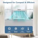 ZAFRO Window Air Conditioners 5000BTU, Cools 150 Sq. Ft,2 Cooling Mode & Fan Speeds,Ultra-Quiet, Sleep Mode & Energy Saving AC Unit for Bedroom, Living Room,White
