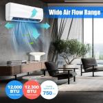 GLACER 12000BTU Mini-Split Air Conditioner, 20 SEER2 Mini AC Unit W/Pre-Charged Condenser, Heat Pump & Installation Kit, Cools up to 750 Sq. Ft, Ductless Inverter AC Split-System, 115V, White