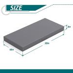 Daisypower Equipment Pad for Ductless Mini-Split Air Conditioner HVAC Heat Pump System,Anti-Vibration Plastic Condenser Pad,18 × 38 × 3 inches