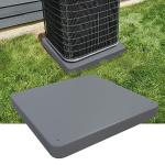Mxclimate Equipment Pad for HVAC Systems,Ductless Mini Split Air Conditioner,36"x36"x2" Plastic Condenser Unit Pad