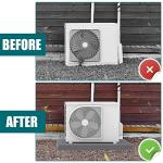 Daisypower Equipment Pad for Ductless Mini-Split Air Conditioner HVAC Heat Pump System,Anti-Vibration Plastic Condenser Pad,18 × 38 × 3 inches