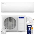 DELLA Econo Series 23000 BTU Mini Split Air Conditioner 17 SEER2, 230V Cools up to 1500 Sq. Ft, Works with Alexa and Wifi, Heater Ductless Inverter System with Heat Pump,16ft Installation Kit