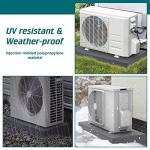 Daisypower Equipment Pad for Ductless Mini-Split Air Conditioner HVAC Heat Pump System,Anti-Vibration Plastic Condenser Pad,18 × 38 × 3 inches