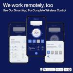 DELLA Econo Series 23000 BTU Mini Split Air Conditioner 17 SEER2, 230V Cools up to 1500 Sq. Ft, Works with Alexa and Wifi, Heater Ductless Inverter System with Heat Pump,16ft Installation Kit