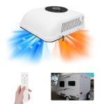 RV Rooftop Air Conditioner w/Remote, 12V RV A/C Air Conditioner Electric Rooftop Unit for Heat & Cool, for Trucks, RVs, Ambulances, Buses, Excavators, Engineering Vehicles