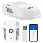 TOSOT GO Cool RV Air Conditioner 15000 BTU, Non-Ducted Camper Rooftop AC Unit with Heat Pump, WiFi and Remote Control, White