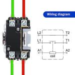 Dreyoo 24V Coil 1 Pole Air Conditioner Contactor, UL Certified Carrier HVAC Motor Contactor, Air Conditioner Replacement Relay, Compatible with C230b, Heat Pump, Refrigeration Systems(40A)