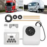 RV Rooftop Air Conditioner w/Remote, 12V RV A/C Air Conditioner Electric Rooftop Unit for Heat & Cool, for Trucks, RVs, Ambulances, Buses, Excavators, Engineering Vehicles