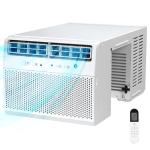 Antarctic Star U-Shaped Air Conditioner Window Unit 10000BTU, Ultra Quiet Window Air Conditioner Cools up to 450 Sq. Ft, Saddle Window AC Units with Full Window View, Energy Saving, Easy to install