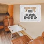 RV Rooftop Air Conditioner w/Remote, 12V RV A/C Air Conditioner Electric Rooftop Unit for Heat & Cool, for Trucks, RVs, Ambulances, Buses, Excavators, Engineering Vehicles