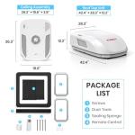 TOSOT GO Cool RV Air Conditioner 15000 BTU, Non-Ducted Camper Rooftop AC Unit with Heat Pump, WiFi and Remote Control, White