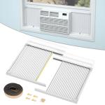 Air Jade Window Air Conditioner Side Panels with Frame, Adjustable AC Side Panels for 5,000 to 14,000 Btu Window AC Units, Extra Wide Window Air Conditioner Panels and Frame Kit, Pack of 2