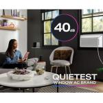 GE Profile Ultra Quiet Window Air Conditioner 6,200 BTU, WiFi Enabled, Ideal for Small Rooms, Easy Installation with Included Kit, 6K Window AC Unit, White