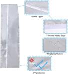 KWMOEA 400cm/157Is. Universal Window Seal for Portable Air Conditioner and Tumble Dryer. Easy to Install - Air Exchange Guards with Zip and Adhesive Fastener