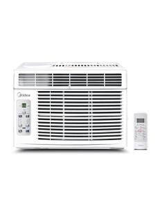 Midea MAW05R1BWT-A 5K Window Air Conditioner, Cools up to 150 Sq. Ft. with Easy-to-Use Reusable Filter, Remote, Perfect AC for Bedroom, Living Room, Home Office, 5,000 BTU, Electronic Control