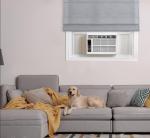 Whirlpool WHAW061CW 6,000 BTU Air Conditioner with Dehumidifier, 115V, Window AC 250 Sq. Ft, Living Room, Bedroom, or Kitchen, with Remote Control, Digital Display, and 24H-Timer, Bright White