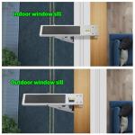 Window Air Conditioner Support Bracket,Adjustable Anti-slip shock-absorbing mat Window AC Safe Support Bracket Installs From Inside the House Built-in bubble level window AC Mount Bracket up to 165lbs