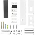 Window Air Conditioner Support Bracket,Adjustable Anti-slip shock-absorbing mat Window AC Safe Support Bracket Installs From Inside the House Built-in bubble level window AC Mount Bracket up to 165lbs