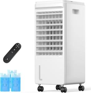 22'' Windowless Portable Air Conditioners, 3-IN-1 Portable AC Unit, 7H Auto-off & 1.85Gal Tank, 40°Swing, 3 Modes & 3 Speeds, Ultra-Quiet Swamp Air Cooler With 4 Universal Wheels For Home/Indoor Use