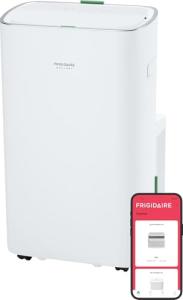 Frigidaire Gallery 3-in-1 Smart Inverter Portable Room Air Conditioner with Wi-Fi & Air Quality Monitoring 14,000 BTU (ASHRAE) / 10,500 BTU (DOE), Cools Up to 700 Sq. Ft., Ultra Quiet, White
