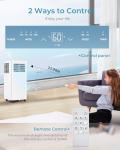EUHOMY 10000 Btu Portable Air Conditioners, 4 in 1 Portable AC with Cool, Dry, Fan, Sleep Modes, Room Air Conditioners with 52dB & 24H Timer, with Remote, for Bedroom, Rooms, Apartment up to 450 Sq.Ft