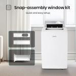 Mora PC07W25A Portable Air Conditioner, 7,000 BTU, White