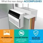 Soleus Air 6,000 BTU Over-the-Sill Air Conditioner: WiFi Enabled, Quiet Operation, Window View Friendly (Up to 11" Sill Width)