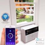 Soleus Air 6,000 BTU Over-the-Sill Air Conditioner: WiFi Enabled, Quiet Operation, Window View Friendly (Up to 11" Sill Width)