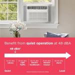 Frigidaire 24,000 BTU Smart Inverter Window Air Conditioner with Wi-Fi and Energy Star Certification, Cools Up to 1,020 Sq. Ft., Ultra Quiet Operation, White