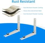 Mini Split Wall Mounting Bracket for Mini Split Ac/Heating System Unit 7000-15000 BTU, Heavy Duty Support Bracket for for Ductless Split Ac Unit, HVAC, Compressor