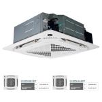 Cooper&Hunter 28,000 BTU SEER2, Multi Zone, Dual 9,000 + 18,000 BTU Ductless Mini Split Ceiling Cassette Air Conditioner Heat Pump including 25ft Installation Kits