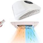 RV Air Conditioner with Heat 12V Universal Rooftop AC Unit Van Air Conditioner Heater Combo, 9000BTU Quiet 12 Volt Camper A/C Unit, 2 In 1 Heating & Cooling for Box Truck, Travel Trailer, Motorhome