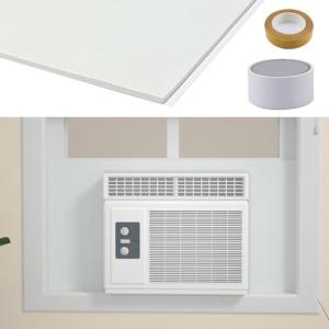Window Air Conditioner Side Insulated Panel, 1PIC Full Surround Insulation Panels Window Seal Kit, WinterSummer Winter Heat and Draft Insulating,Insulation Foam Material SBR (WHITE)