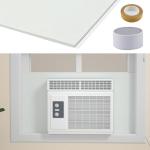 Window Air Conditioner Side Insulated Panel, 1PIC Full Surround Insulation Panels Window Seal Kit, WinterSummer Winter Heat and Draft Insulating,Insulation Foam Material SBR (WHITE)