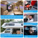 DC 12V AC unit RV Rooftop Air Conditioner Ultra-thin Fit Motorhome van Trucks cab car Commercial Vehicles Low Noise Energy Saving cool & heat Intelligent frequency conversion parking Air Conditioners