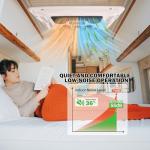 RV Air Conditioner with Heat 12V Universal Rooftop AC Unit Van Air Conditioner Heater Combo, 9000BTU Quiet 12 Volt Camper A/C Unit, 2 In 1 Heating & Cooling for Box Truck, Travel Trailer, Motorhome