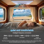 DC 12V AC unit RV Rooftop Air Conditioner Ultra-thin Fit Motorhome van Trucks cab car Commercial Vehicles Low Noise Energy Saving cool & heat Intelligent frequency conversion parking Air Conditioners