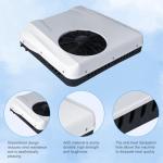 DC 12V AC unit RV Rooftop Air Conditioner Ultra-thin Fit Motorhome van Trucks cab car Commercial Vehicles Low Noise Energy Saving cool & heat Intelligent frequency conversion parking Air Conditioners