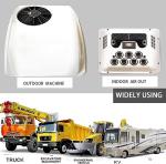 Treeligo 12V /24V Rooftop dc Air Conditioner - Roof A/C Unit -Non-duct | Only Cooling | for Automotive RV/Truck/Semi-truck/Boat Trailer/Trailers/Sleeping Cab.etc（12 volt)