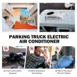 RV Air Conditioner with Heat 12V Universal Rooftop AC Unit Van Air Conditioner Heater Combo, 9000BTU Quiet 12 Volt Camper A/C Unit, 2 In 1 Heating & Cooling for Box Truck, Travel Trailer, Motorhome