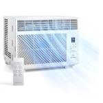 Comfort Zone Window Mounted Room Air Conditioner with Remote Control, 5,000 BTU, Digital Display, 4 Speed Settings, 4 Mode Settings, 24-Hour Timer, Sleep Setting, and Eco Mode