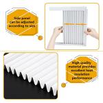 LBG Products Window Air Conditioner Side Panel and Frame Set,AC Accordion Filler Kit,Fits Most 8000BTU Window Air Conditioners,AC Side Panels Frame Kit