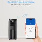 TOSOT 10,200BTU (6,200 BTU SACC) Portable Air Conditioner, Smart Wifi Control, AC Unit with Dehumidifier, Fan, Window Kit for Easy Installation, Cool Rooms Up to 400 Square Feet, Shiny Series