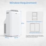 TOSOT 14,000BTU (9,600 BTU SACC) Smart WiFi Portable Air Conditioner with Heater, Powerful Cooling Auto Swing, Dehumidifier, Fan, 24H Timer for Large Room Up to 600 sq ft, AOMI Series